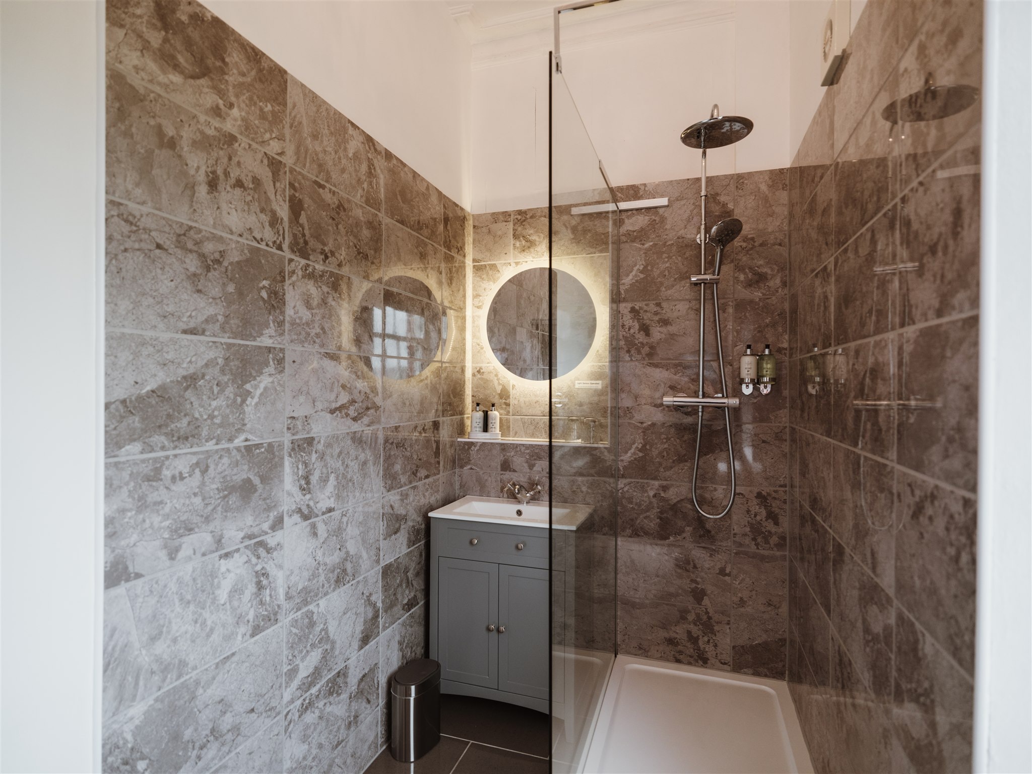 Byron Room newly refurbished ensuite shower