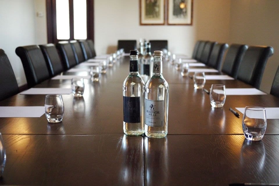 Corporate event at Glewstone Court